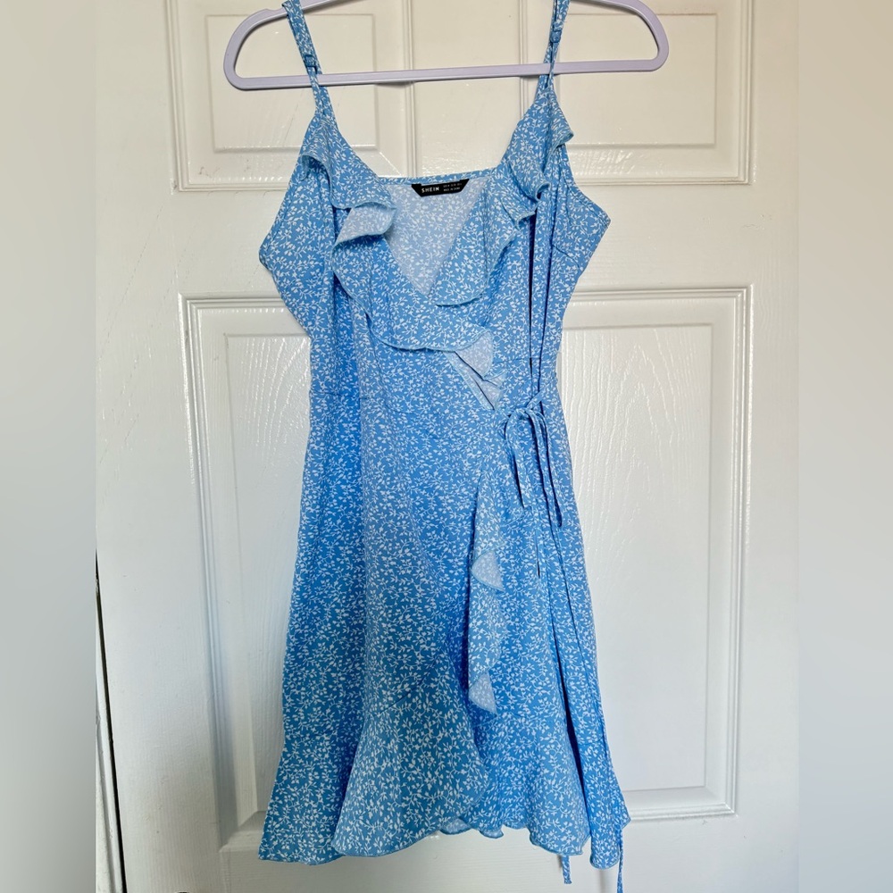 From Shein, size M color blue and white